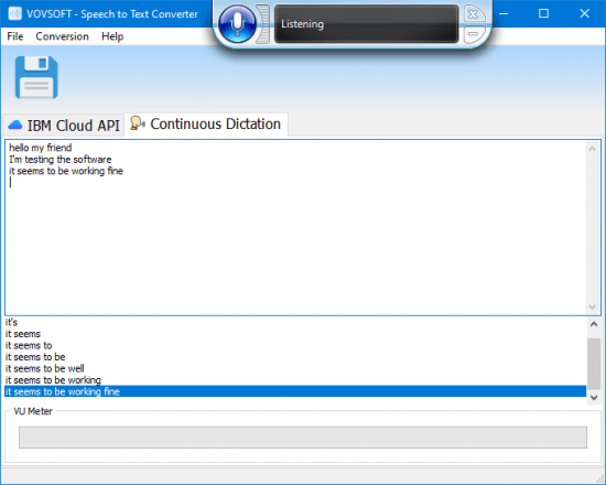 VovSoft Speech to Text Converter 4.2.0