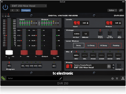 TC Electronic DVR250 NATIVE v2.1.0