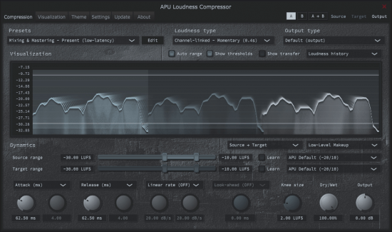 APU Software APU Loudness Compressor 1.9.15