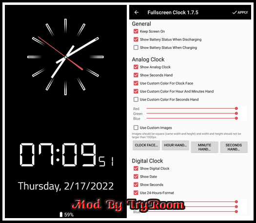 Clock Screensaver v1.9.0